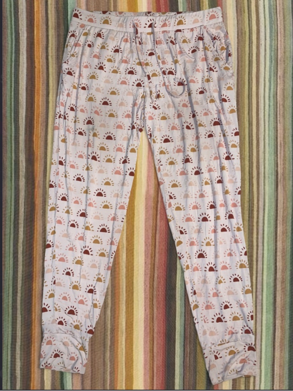 Bums & Roses Cozy Sunburst Print Lounge Pants